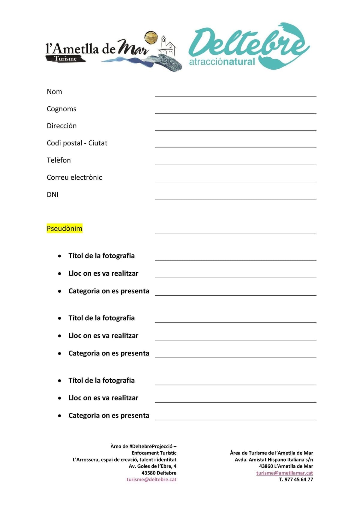 Concurso de Fotografía de las "Terres de l'Ebre"