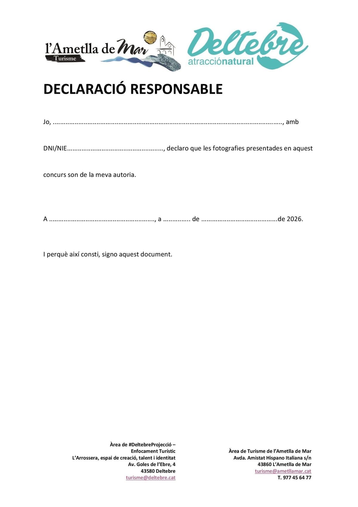 Concurso de Fotografía de las "Terres de l'Ebre"