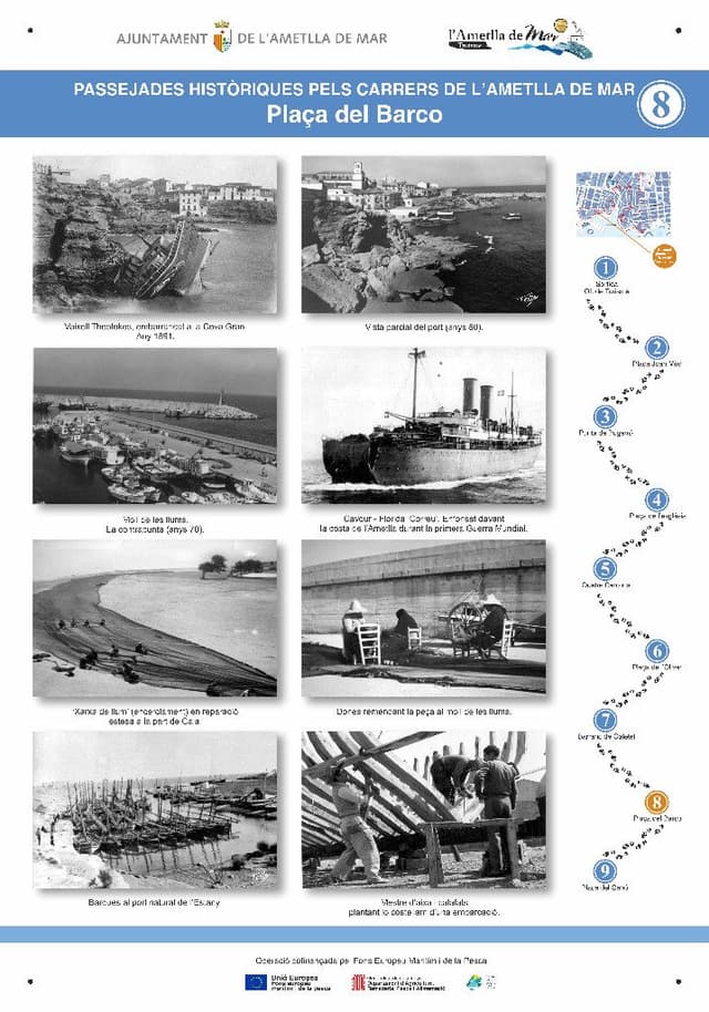 8. "Plaça del Barco" (Ruta històrica de l'Ametlla de Mar)