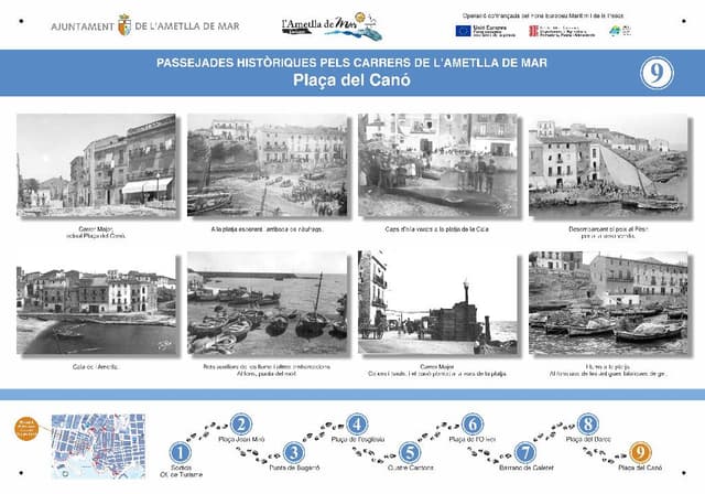 9. "Plaça del Canó" (Ruta histórica de l'Ametlla de Mar)