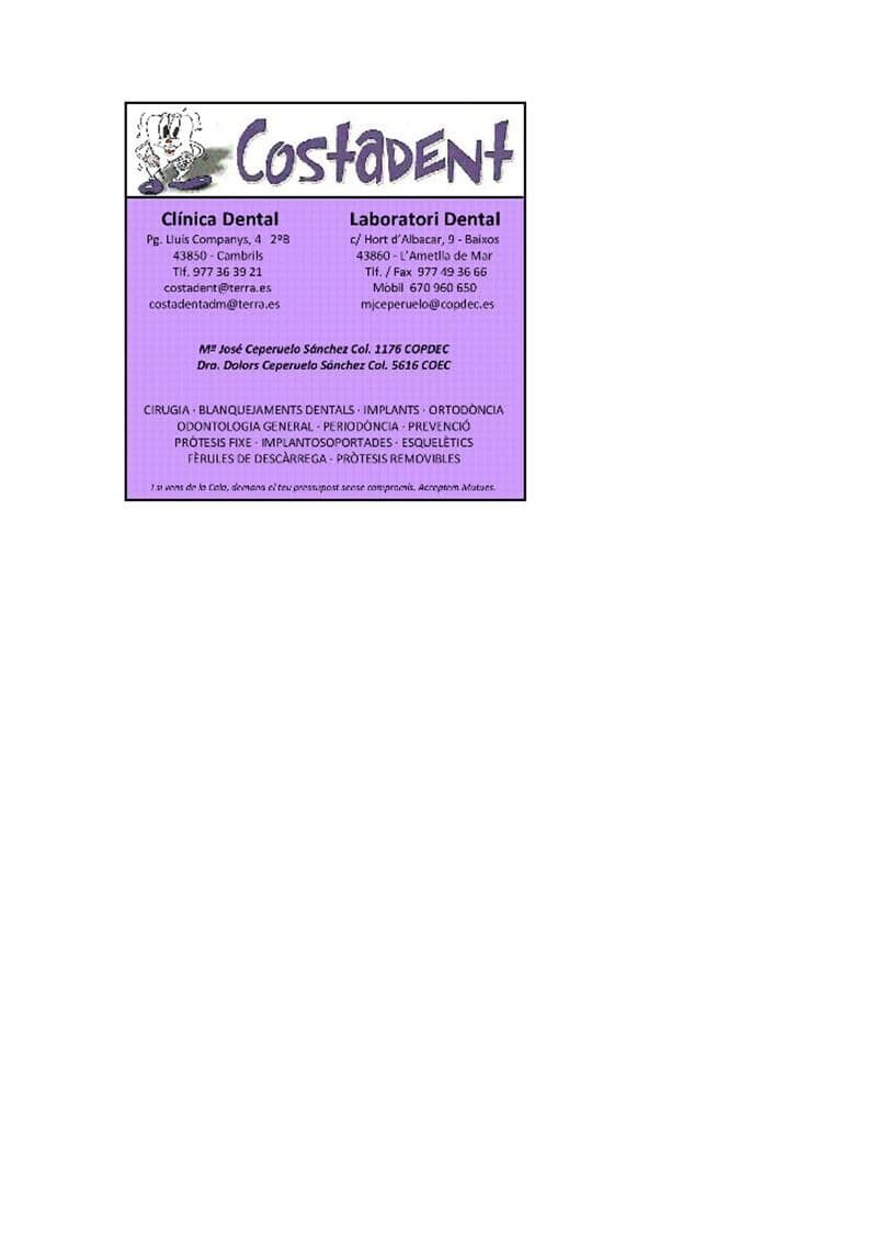 Costadent Mª José Ceperuelo