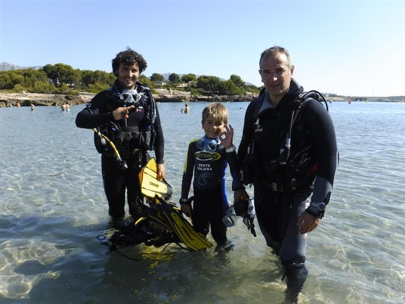 Bautizo de buceo a 3 Calas – Plàncton Diving