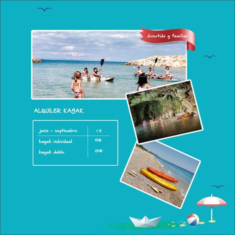 Alquiler kayak - Enjoy Calafat