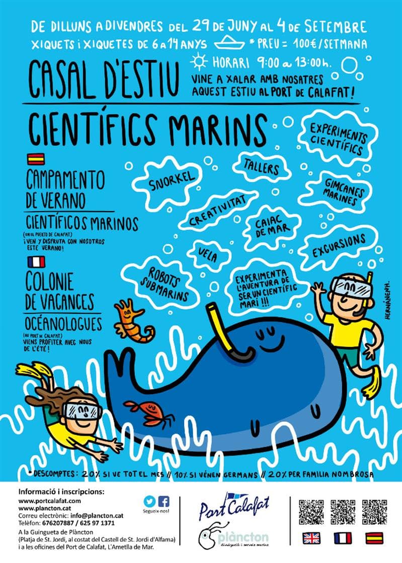 Casal de Verano Científico de Marino. Plàncton Diving